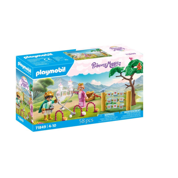 Playmobil - Gradina castelului cu jocuri regale - PM71849