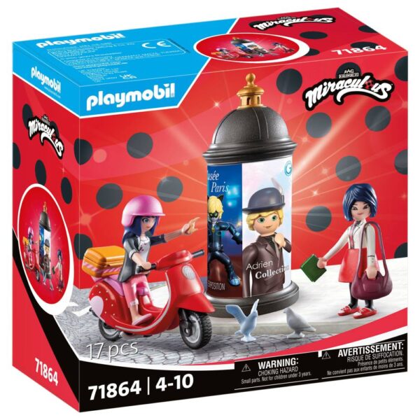 Playmobil - Miraculous Plimbare cu scuterul prin Paris - PM71864