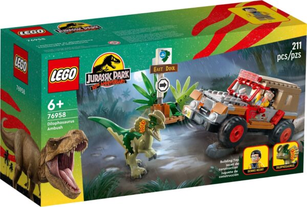 LEGO® Jurassic World 76958 - Ambuscada asupra unui Dilophosaurus​