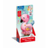 Clementoni - Zornaitoare interactiva flamingo cu melodii ce contribuie la dezvoltarea multisenzoriala - CL17492
