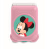 Clementoni - Telefon flip Minnie Mouse care dezvolta abilitatile motorii fine si simtul tactil - CL17515
