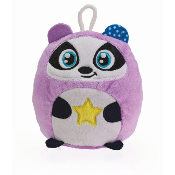 Clementoni - Jucarie bursuc de plus cu lumina de noapte si sunete pentru relaxare si somn linistit - CL17556