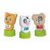 Clementoni - Set de joaca educational Soft Clemmy cu animalute 6 cuburi moi si carticica - CL17849