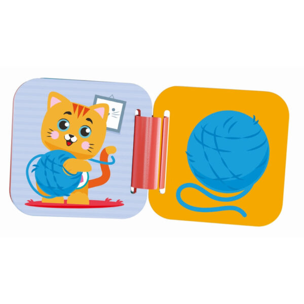 Clementoni - Set de joaca educational Soft Clemmy cu animalute 6 cuburi moi si carticica - CL17849