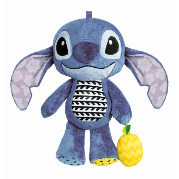 Clementoni - Plus Disney Stitch pentru dezvoltarea senzoriala ce se poate agata la carut sau patut - CL17918