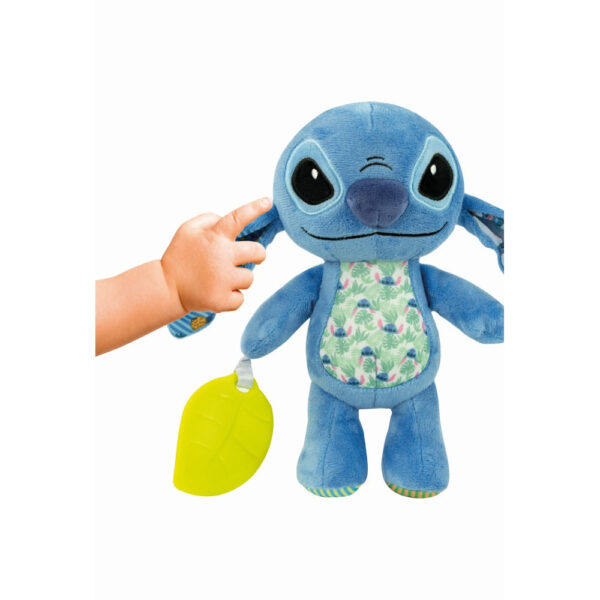 Clementoni - Plus Disney Stitch pentru dezvoltarea senzoriala ce se poate agata la carut sau patut - CL17918