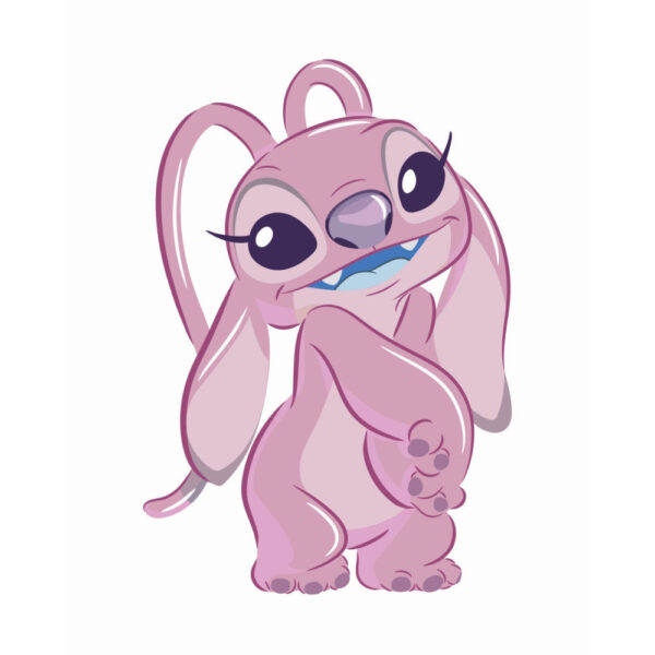 Clementoni - Jucarie senzoriala plus Disney Stitch Angel cu zornaitoare pentru dezvoltarea simturilor - CL17937