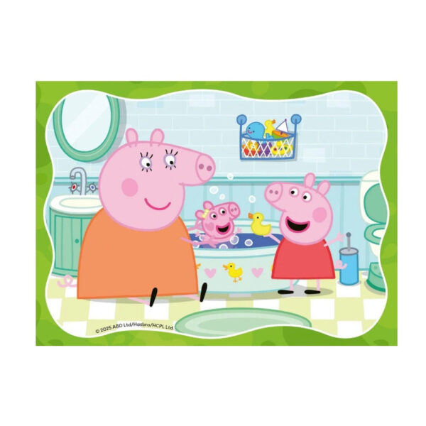 Ravensburger - Puzzle Peppa Pig 4 puzzle in cutie 12 16 20 24 piese - RVSPC04104