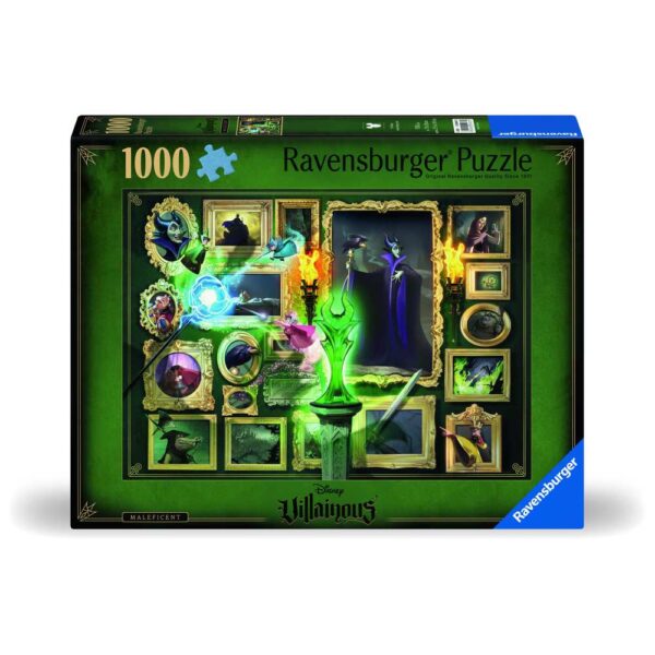 Ravensburger - Puzzle Disney Villainous Malificent 1000 piese design nou - RVSPA00037