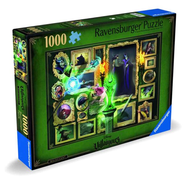 Ravensburger - Puzzle Disney Villainous Malificent 1000 piese design nou - RVSPA00037