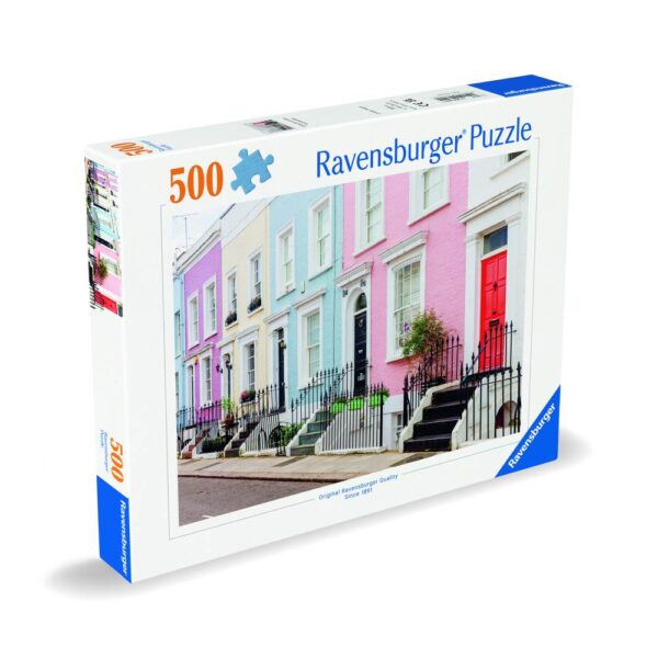 Ravensburger - Puzzle case colorate 500 piese design nou - RVSPA00304