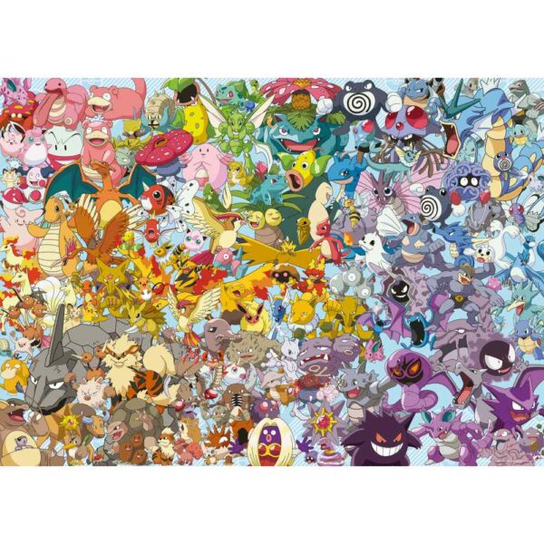 Ravensburger - Puzzle provocarea Pokemon 1000 piese design nou - RVSPA00460