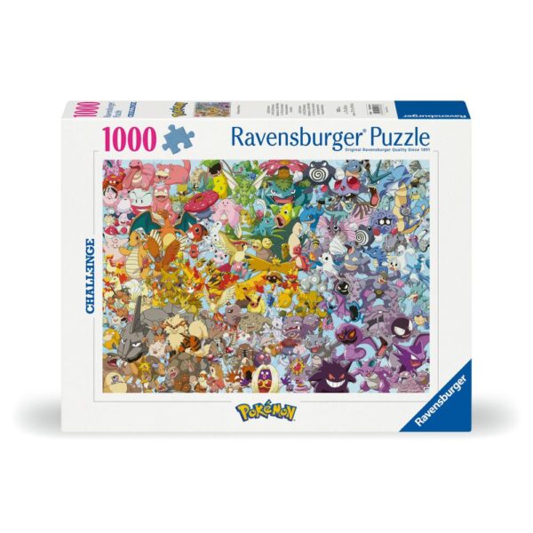 Ravensburger - Puzzle provocarea Pokemon 1000 piese design nou - RVSPA00460