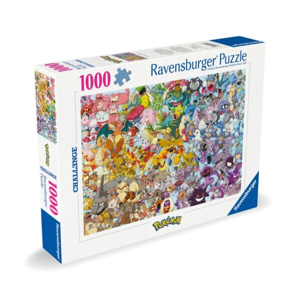 Ravensburger - Puzzle provocarea Pokemon 1000 piese design nou - RVSPA00460