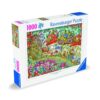 Ravensburger - Puzzle casute ciupercute florale 1000 piese design nou - RVSPA00571