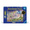 Ravensburger - Puzzle Star Line Unicorn si fluturi care lumineaza in intuneric 200 piese XXL - RVSPC00872