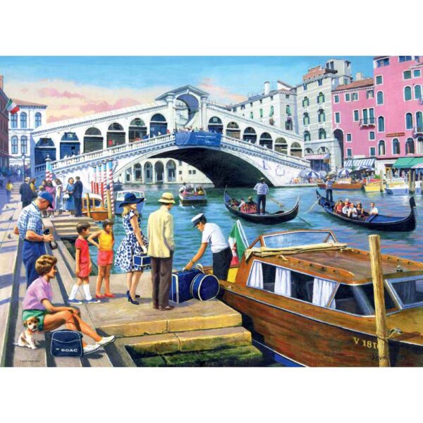 Ravensburger - Puzzle amintiri din vacanta 2x500 piese - RVSPA01272