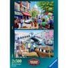 Ravensburger - Puzzle amintiri din vacanta 2x500 piese - RVSPA01272