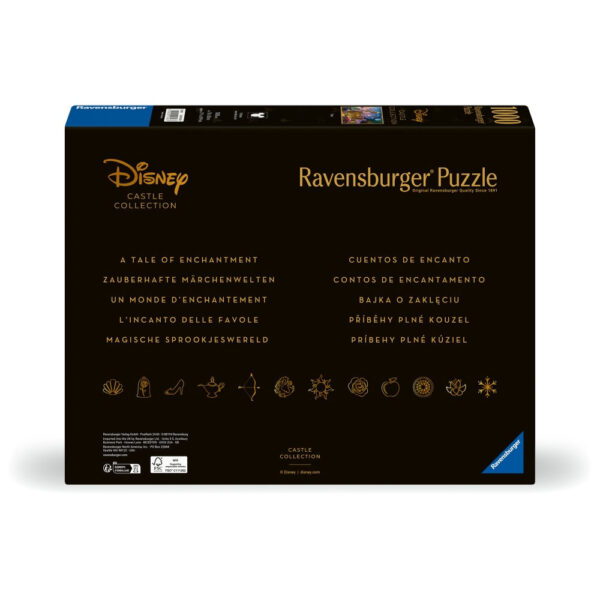 Ravensburger - Puzzle colectia de castele Disney Palatul Tianei 1000 piese - RVSPA01343