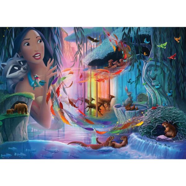 Ravensburger - Puzzle colectia de castele Disney Pocahontas 1000 piese - RVSPA01344