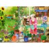 Ravensburger - Puzzle pentru varstnici gradinarit cu sablon de imagine si suport din carton 100 piese mari XL - RVSPA01362