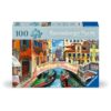 Ravensburger - Puzzle pentru varstnici Venetia cu sablon de imagine si suport din carton 100 piese mari XL - RVSPA01365