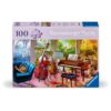 Ravensburger - Puzzle pentru varstnici anotimpuri muzicale cu sablon de imagine si suport din carton 100 piese mari XL - RVSPA01366