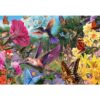 Ravensburger - Puzzle pentru varstnici pasari Colibri si fluturi cu sablon de imagine si suport din carton 200 piese mari XL - RVSPA01369