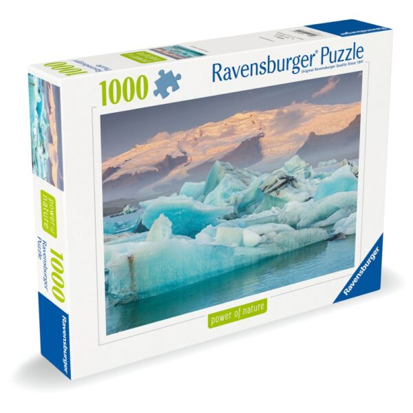 Ravensburger - Puzzle puterea naturii lacul glaciar Jokulsarlon din Islanda 1000 piese - RVSPA01394