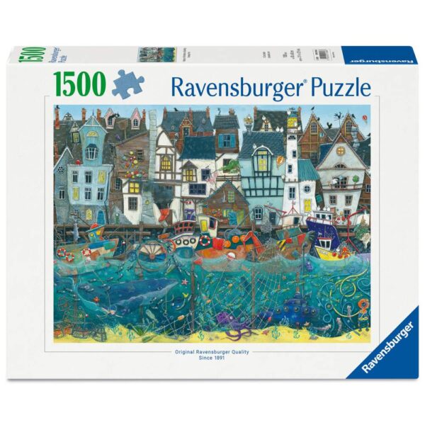 Ravensburger - Puzzle port cu mare agitata 1500 piese - RVSPA01398