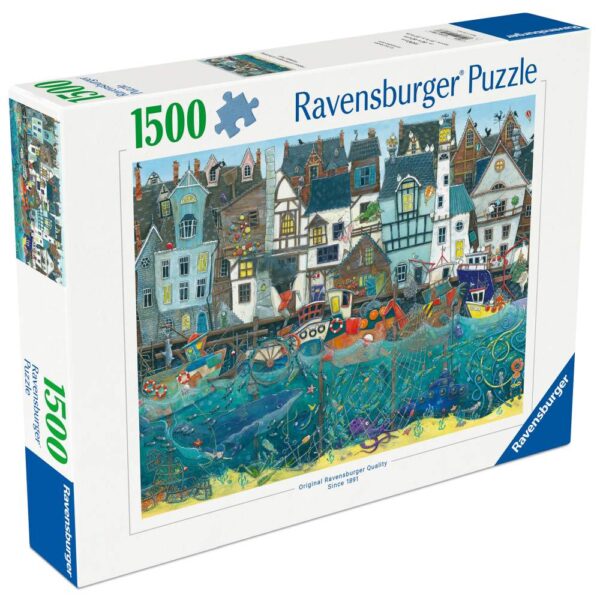 Ravensburger - Puzzle port cu mare agitata 1500 piese - RVSPA01398