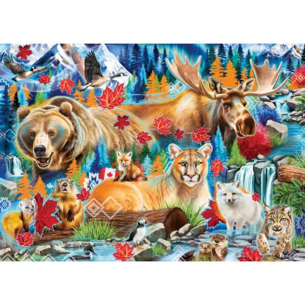 Ravensburger - Puzzle de colectie salbaticia Canadei 1000 piese - RVSPA01448