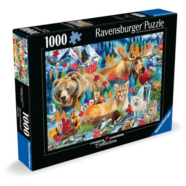 Ravensburger - Puzzle de colectie salbaticia Canadei 1000 piese - RVSPA01448