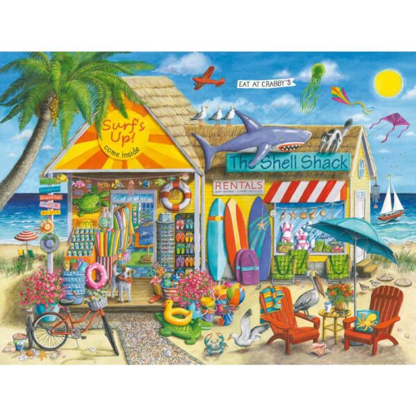 Ravensburger - Puzzle magazin de inchirieri pe plaja 1500 piese - RVSPA01449