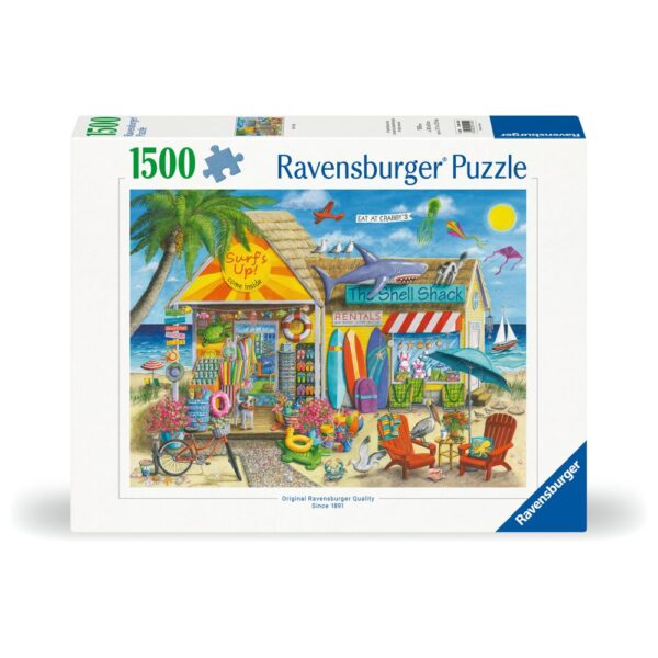 Ravensburger - Puzzle magazin de inchirieri pe plaja 1500 piese - RVSPA01449