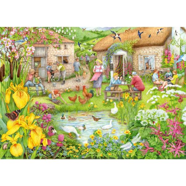 Ravensburger - Puzzle de colectie cafeneaua de la ferma 1000 piese - RVSPA01454