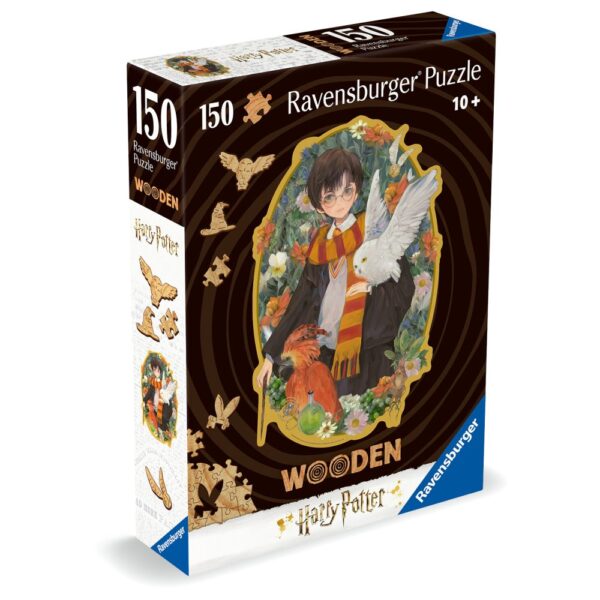 Ravensburger - Puzzle contur din lemn Harry Potter 150 piese - RVSPA01458