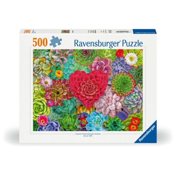 Ravensburger - Puzzle plante suculente 500 piese - RVSPA01469