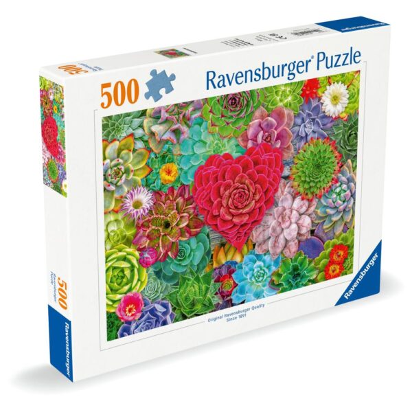 Ravensburger - Puzzle plante suculente 500 piese - RVSPA01469