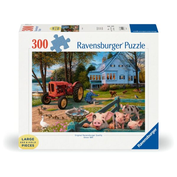 Ravensburger - Puzzle viata la tara 300 piese mari - RVSPA01481