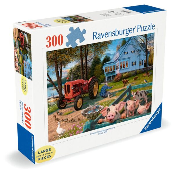 Ravensburger - Puzzle viata la tara 300 piese mari - RVSPA01481