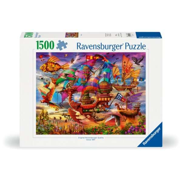 Ravensburger - Puzzle lucruri zburatoare 1500 piese - RVSPA01487