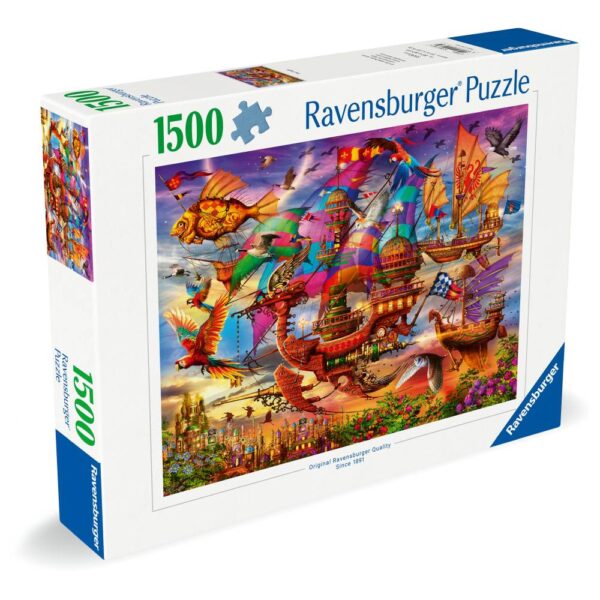 Ravensburger - Puzzle lucruri zburatoare 1500 piese - RVSPA01487