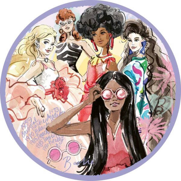 Ravensburger - Puzzle cerc Barbie 500 piese - RVSPA01494