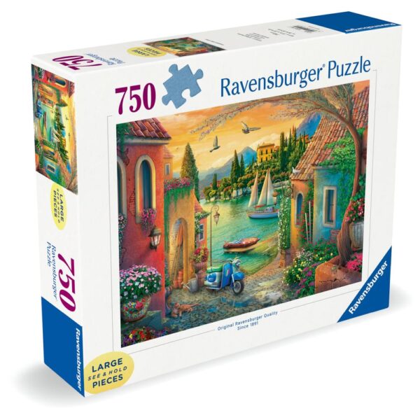 Ravensburger - Puzzle vedere din vila europeana 750 piese mari - RVSPA01516