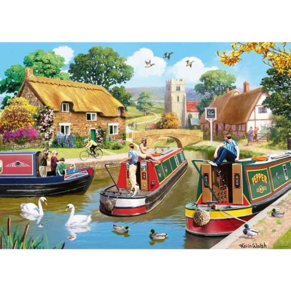 Ravensburger - Puzzle o zi agitata pe canal 1000 piese - RVSPA01521