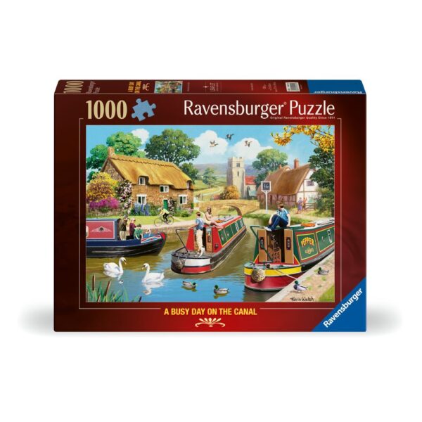 Ravensburger - Puzzle o zi agitata pe canal 1000 piese - RVSPA01521