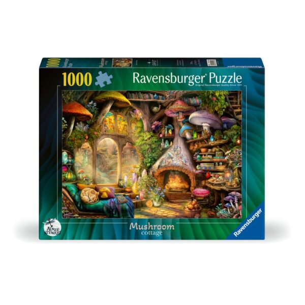 Ravensburger - Puzzle coliba ciupercutelor 1000 piese - RVSPA01525