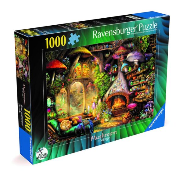 Ravensburger - Puzzle coliba ciupercutelor 1000 piese - RVSPA01525