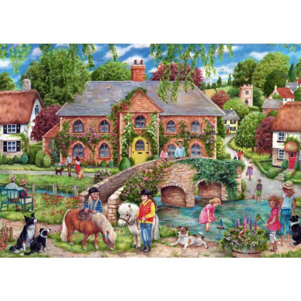 Ravensburger - Puzzle viata la sat 1000 piese - RVSPA01526